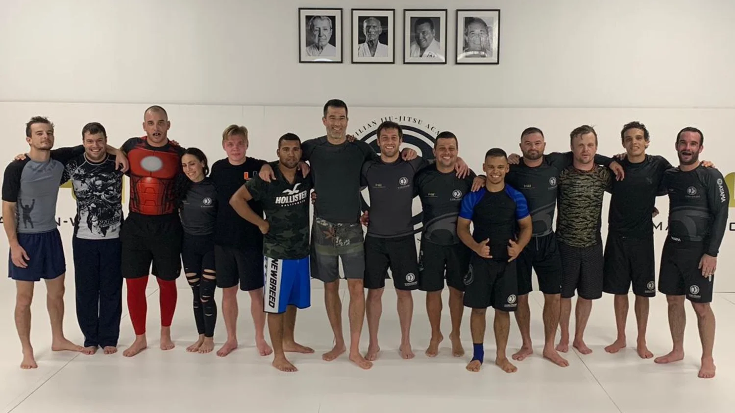 Training at Gama Filho Brazilian Jiu-Jitsu Academy in Miami